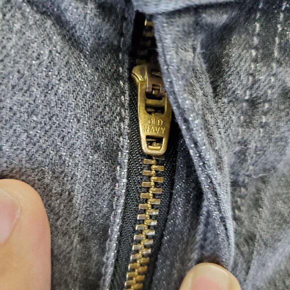 Old Navy Jeans Womens Size 10 Tall Gray Wow Boyfriend Mid-Rise Frayed Denim - Picture 9 of 11